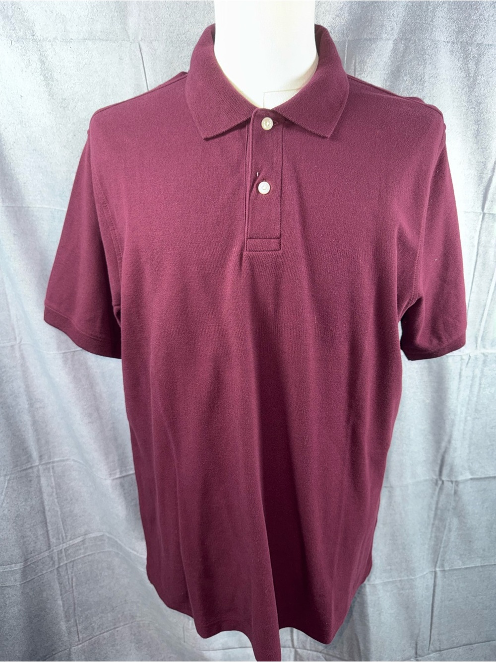 2343-Sonoma Men's Polo Shirt - Deep Burgundy
